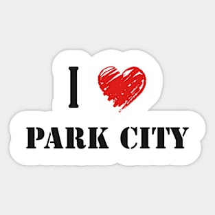 I love Park City Sticker